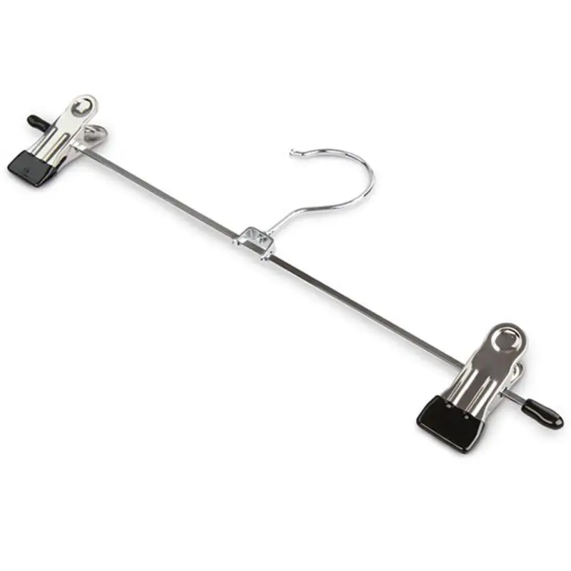 Pants Skirt Hangers Metal Clips With Hook Clothes Trousers Hanger Storage Organizer Wardrobe Storage Hanger Drying Rack
Pants Skirt Hangers Metal Clips With Hook Clothes Trousers Hanger Storage Organizer Wardrobe Storage Hanger Drying Rack