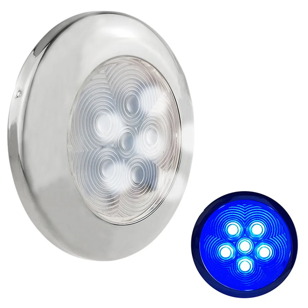 6 Led Round Decorative Interior Ceiling Lamp Marine Energy Saving Stainless Steel With Screws For Boat Yacht Bright Blue Light
6 Led Round Decorative Interior Ceiling Lamp Marine Energy Saving Stainless Steel With Screws For Boat Yacht Bright Blue Light