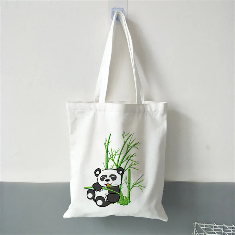Cute Panda Cartoon Animal Casual Handbag Large Capacity Fashion Printing Simple Female Women Canvas Student Shoulder Tote Bag
Cute Panda Cartoon Animal Casual Handbag Large Capacity Fashion Printing Simple Female Women Canvas Student Shoulder Tote Bag