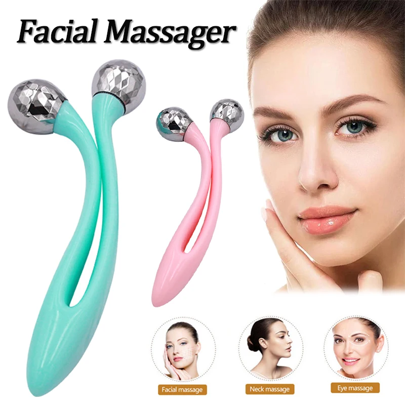 2 Color Facial Massage Double Roller Facial Massage Roller Face Slimming Body Head Neck Massage Stick Beauty Supply
2 Color Facial Massage Double Roller Facial Massage Roller Face Slimming Body Head Neck Massage Stick Beauty Supply