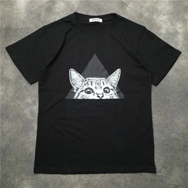 Men New High Punk Fashion T Shirts Vintage Cat T-Shirt Hip Hop Skateboard Street Cotton T-Shirts Tee Top #G44
Men New High Punk Fashion T Shirts Vintage Cat T-Shirt Hip Hop Skateboard Street Cotton T-Shirts Tee Top #G44