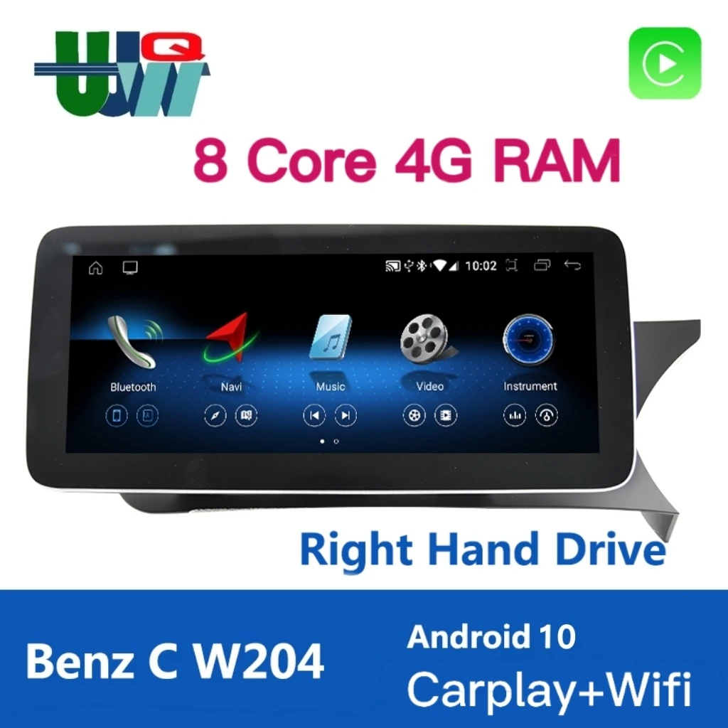 UJQW 2 Din Car Intelligent System Stereo Receiver For Mercedes Benz W204 2011-2014 NTG 4.5 RHD Wireless Carplay Android Auto GPS
UJQW 2 Din Car Intelligent System Stereo Receiver For Mercedes Benz W204 2011-2014 NTG 4.5 RHD Wireless Carplay Android Auto GPS
