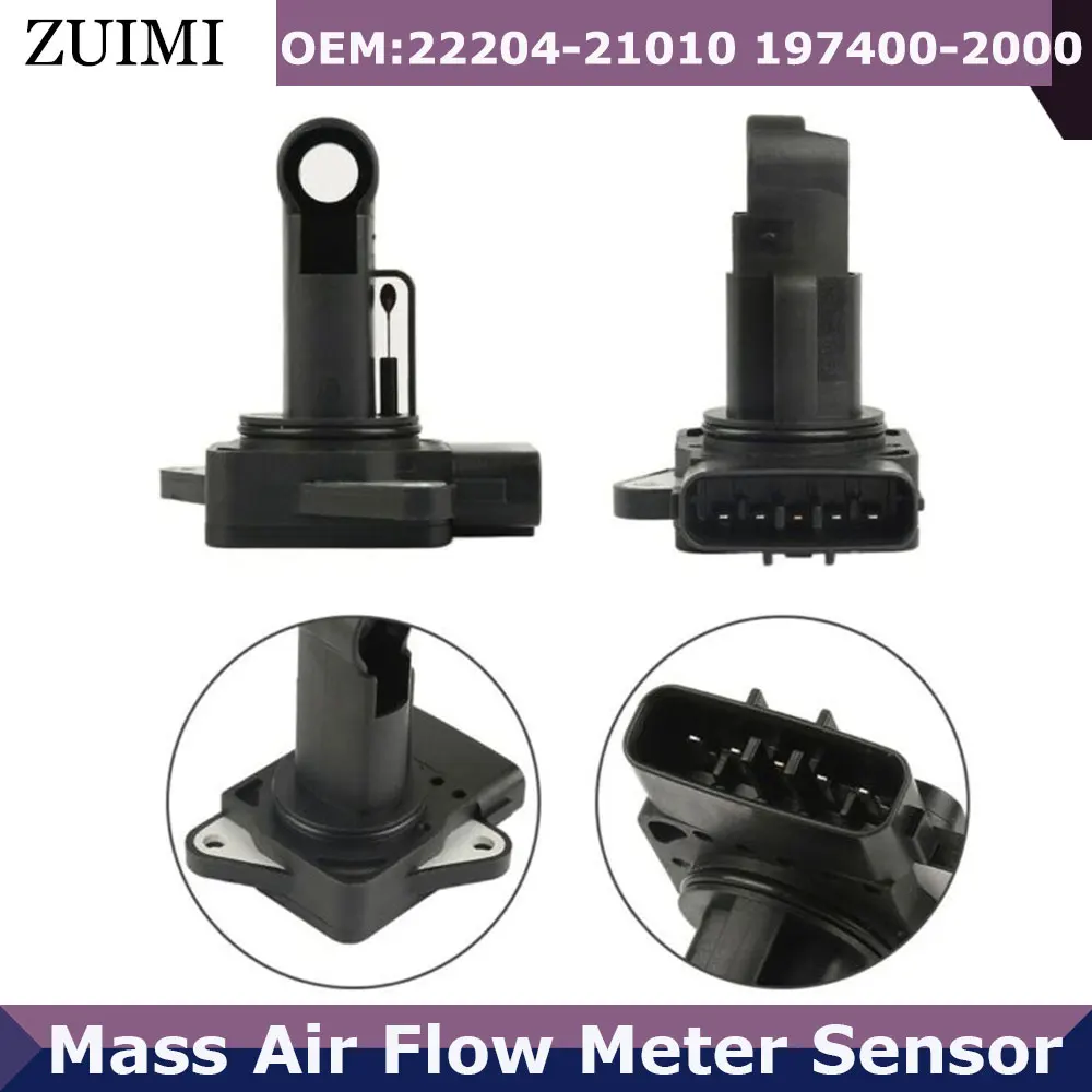 Датчик расхода воздуха для Toyota, Lexus Scion, Mazda 22204-22010, 22204-21010, 197400-2000, 22204-33010, MR547077, 22204-0J010
Датчик расхода воздуха для Toyota, Lexus Scion, Mazda 22204-22010, 22204-21010, 197400-2000, 22204-33010, MR547077, 22204-0J010