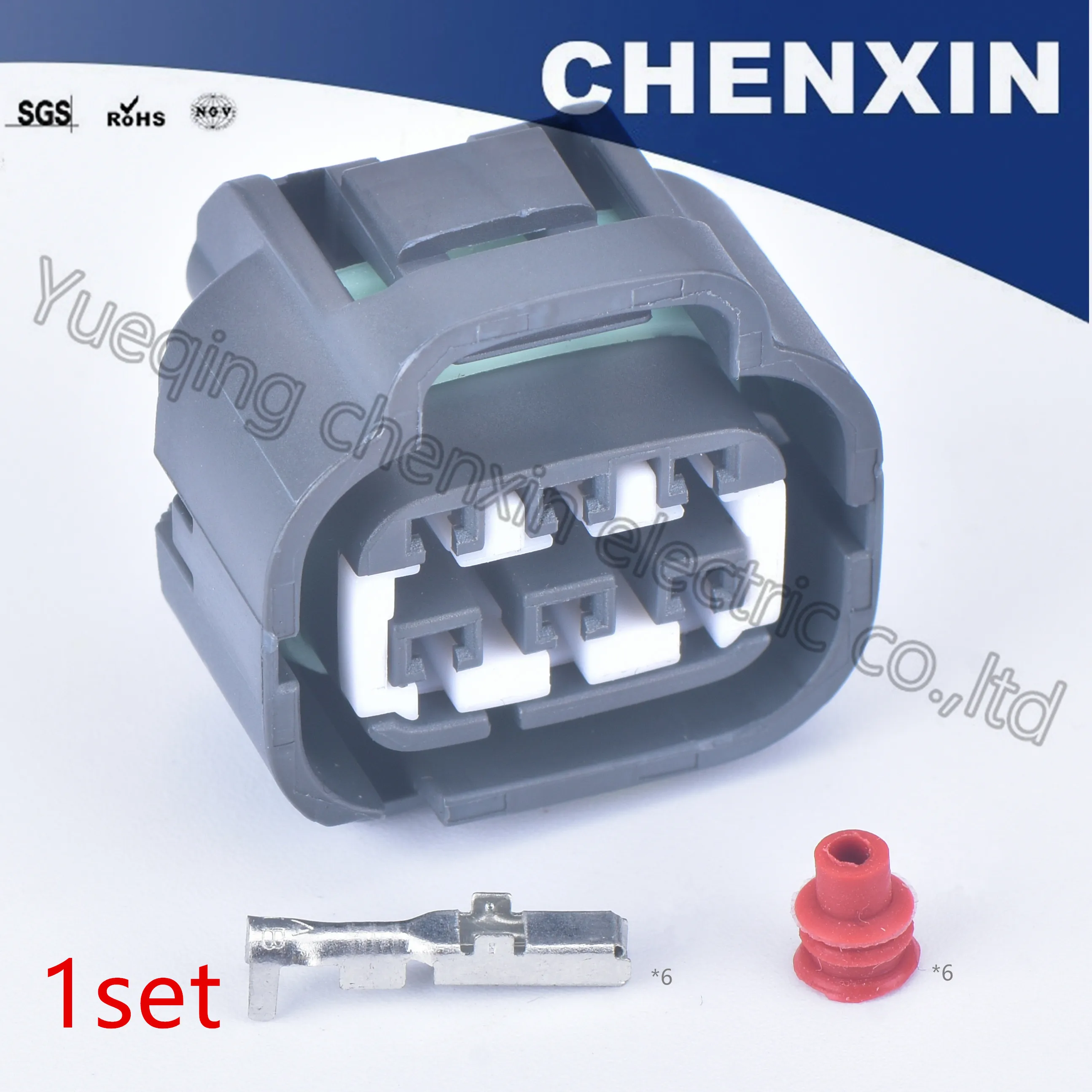Black 6 pin car waterproof auto connector plug female MG641107-5 90980-11034 headlamp harness plug electronic wiring harness
Black 6 pin car waterproof auto connector plug female MG641107-5 90980-11034 headlamp harness plug electronic wiring harness