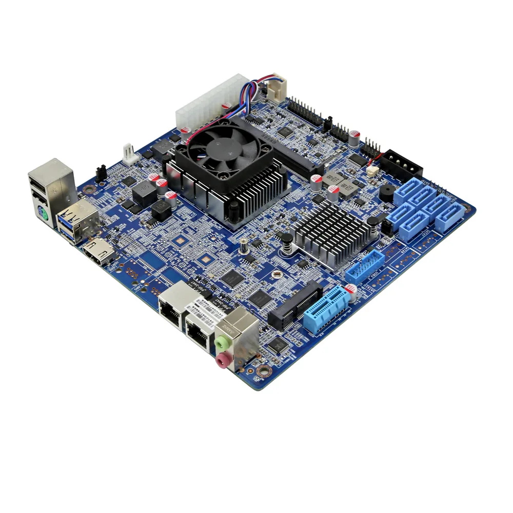 Celeron 3855U CPU Dual Ethernet Gigabit 6 SATA Ports 10 SATA Ports NAS Mini itx Raid Motherboard
Celeron 3855U CPU Dual Ethernet Gigabit 6 SATA Ports 10 SATA Ports NAS Mini itx Raid Motherboard