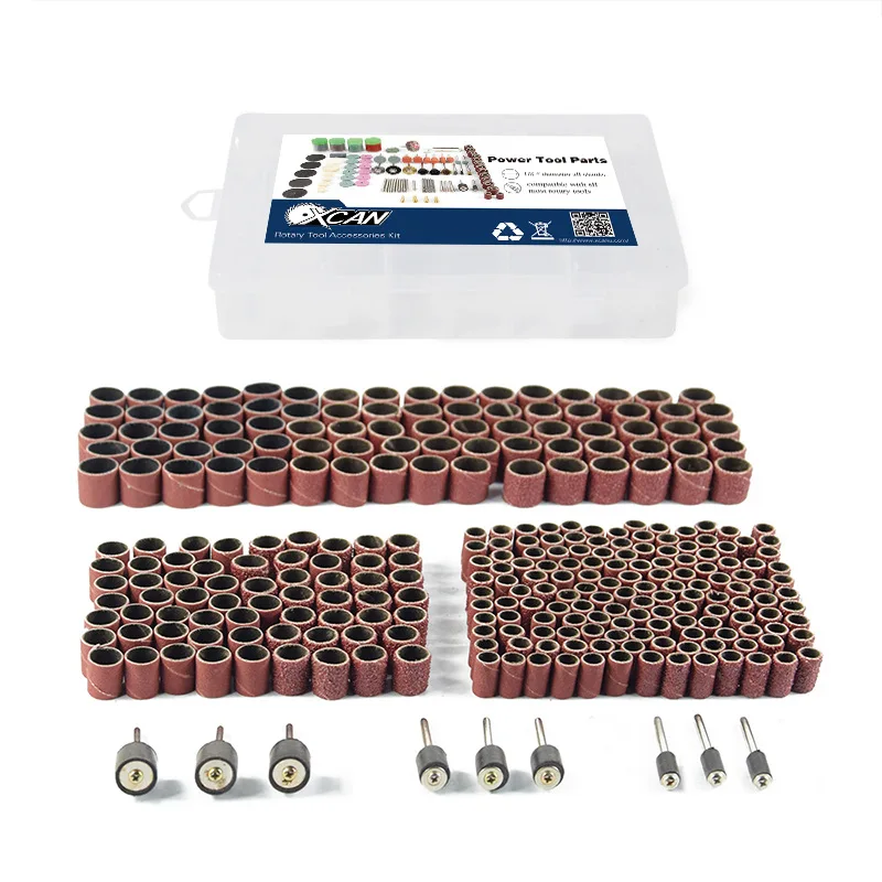 338PCS/SET Sanding Drum Set Grit With 3.175MM Sanding Mandrel For Dremel Rotary Tools Abrasive Tools Sanding Bands
338PCS/SET Sanding Drum Set Grit With 3.175MM Sanding Mandrel For Dremel Rotary Tools Abrasive Tools Sanding Bands