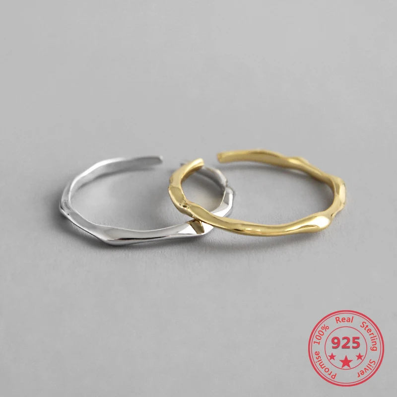100% 925 Sterling Silver Open Ring INS Cold & Cool Minimalist Face Finger Ring For Women Statement Adjustable Fashion Charm Ring
100% 925 Sterling Silver Open Ring INS Cold & Cool Minimalist Face Finger Ring For Women Statement Adjustable Fashion Charm Ring