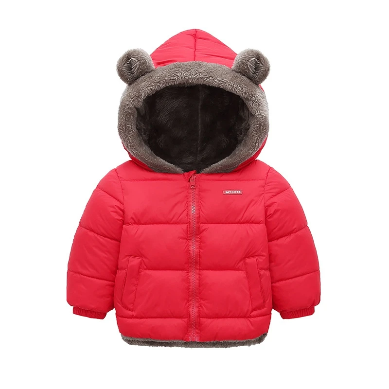 

Детское пуховое пальто, зимняя парка с хлопковой подкладкой для мальчиков и девочек-подростков, плотная теплая куртка, верхняя одежда для м...