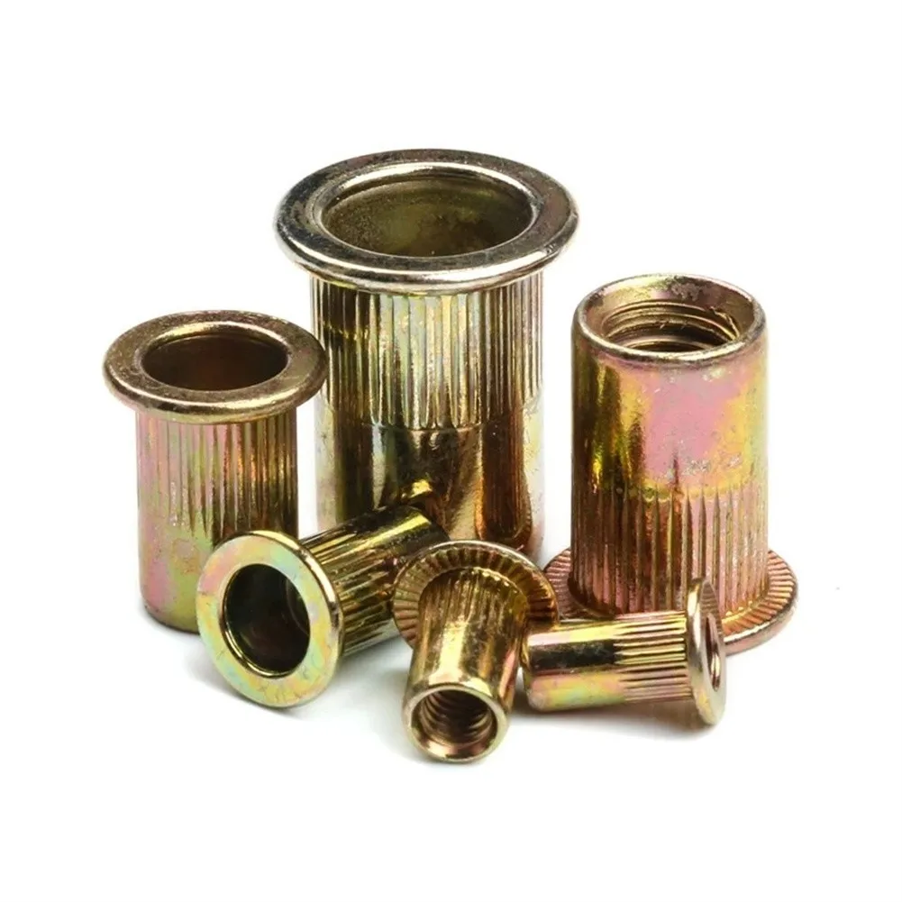 300pcs Carbon Steel Rivet Mortars Sink M3 M4 M5 M5 M6 M8 Flat Head Nozzle Notes Insert Rivnut Set Hardware Parts Box
300pcs Carbon Steel Rivet Mortars Sink M3 M4 M5 M5 M6 M8 Flat Head Nozzle Notes Insert Rivnut Set Hardware Parts Box