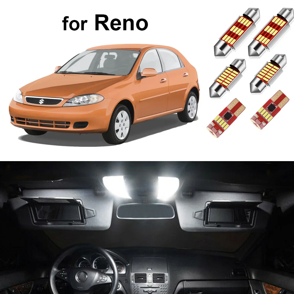 8Pcs Canbus LED Interior Light Kit For Suzuki Reno 2005-2008 LED Dome Map License Plate Blub Error Free
8Pcs Canbus LED Interior Light Kit For Suzuki Reno 2005-2008 LED Dome Map License Plate Blub Error Free