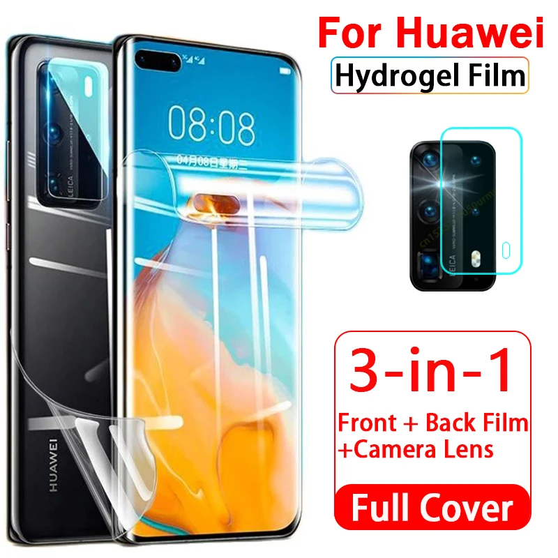 Full Cover Hydrogel Film For Huawei P40 P20 P30 Pro Lite Screen Protector For Huawei Mate 40 20 30 P50Pro Camera Lens Glass Film
Full Cover Hydrogel Film For Huawei P40 P20 P30 Pro Lite Screen Protector For Huawei Mate 40 20 30 P50Pro Camera Lens Glass Film