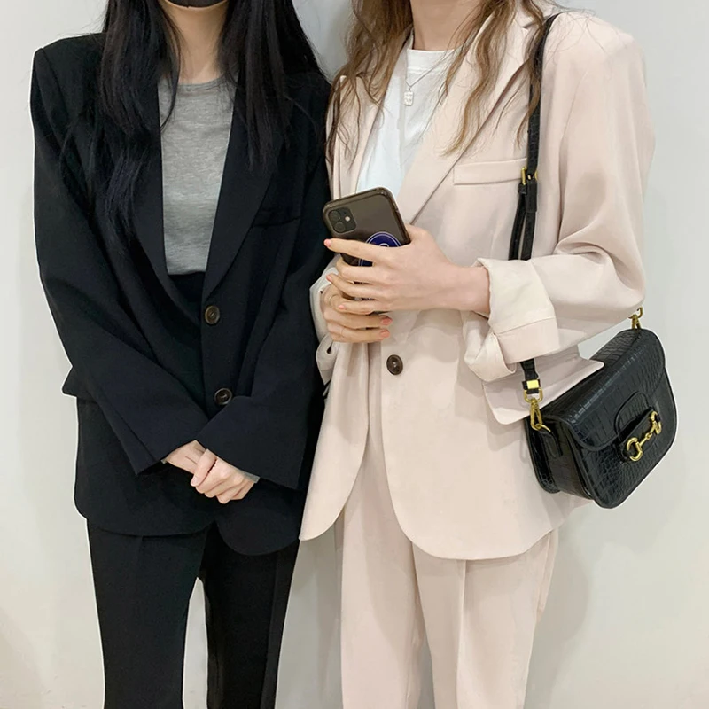 Blazer & Suits Pant Suits Women's Clothing Casual Long Sleeve Lapel Blazer Jacket High Waist Wide Leg Suit Pant Office Lady
Blazer & Suits Pant Suits Women's Clothing Casual Long Sleeve Lapel Blazer Jacket High Waist Wide Leg Suit Pant Office Lady