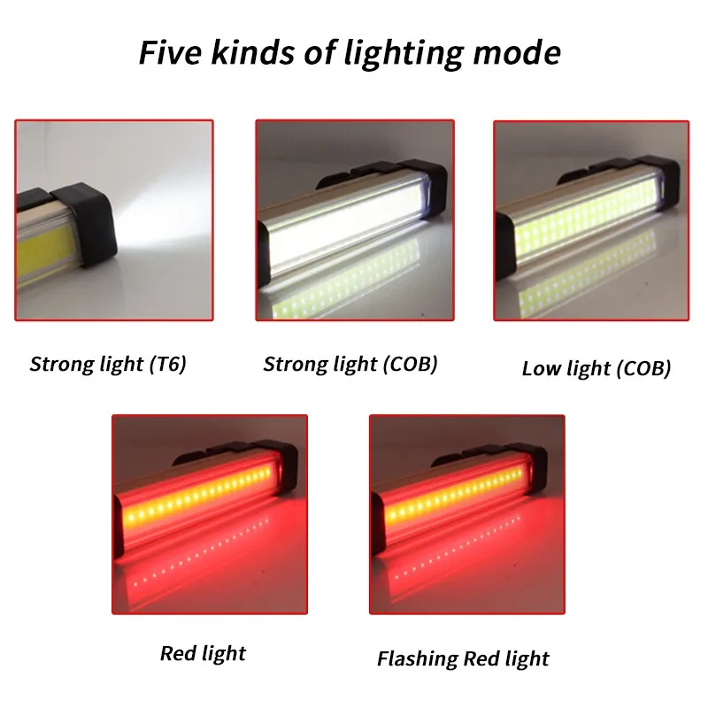 USB Rechargeable With Built-in Battery Set Multi Function Folding Work Light COB LED Camping Torch Flashlight emergency tool
USB Rechargeable With Built-in Battery Set Multi Function Folding Work Light COB LED Camping Torch Flashlight emergency tool