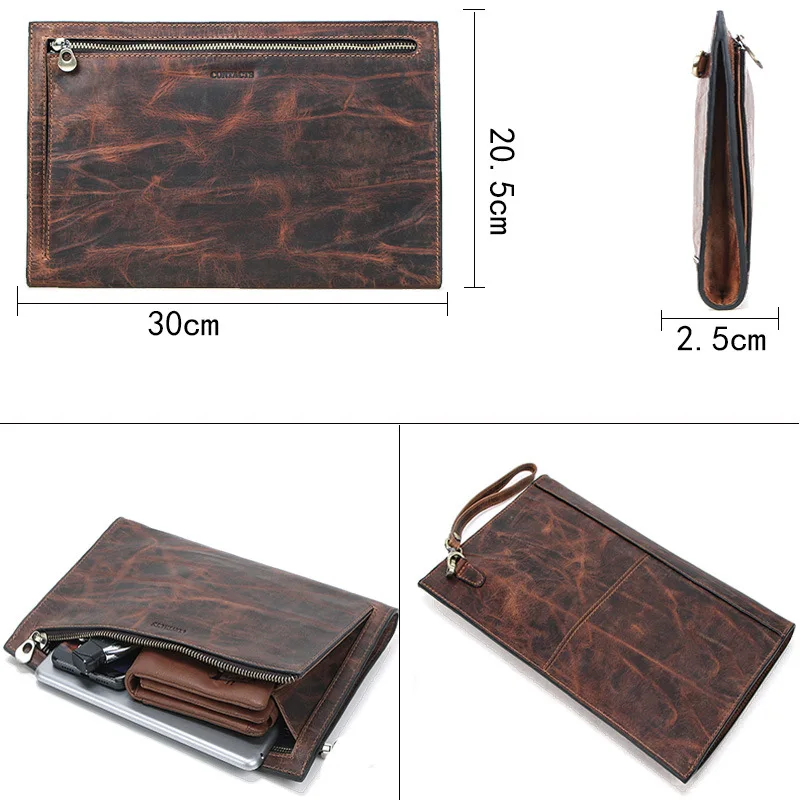 YourSeason 2021 Retro Crazy Horse Leather Men Clutch Bag Accommodates Leisure Vintage Cowhide Hang Bags
YourSeason 2021 Retro Crazy Horse Leather Men Clutch Bag Accommodates Leisure Vintage Cowhide Hang Bags