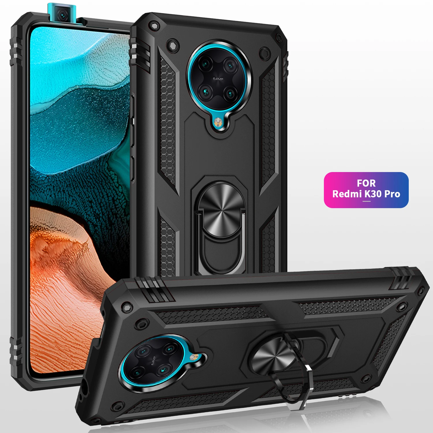 For Xiaomi POCO F2 Pro X2 K30 Pro zoom Cases Shockproof Armor Case Ring Stand Bumper Phone Back Cover For POCO X2 F2 Pro Cases
For Xiaomi POCO F2 Pro X2 K30 Pro zoom Cases Shockproof Armor Case Ring Stand Bumper Phone Back Cover For POCO X2 F2 Pro Cases