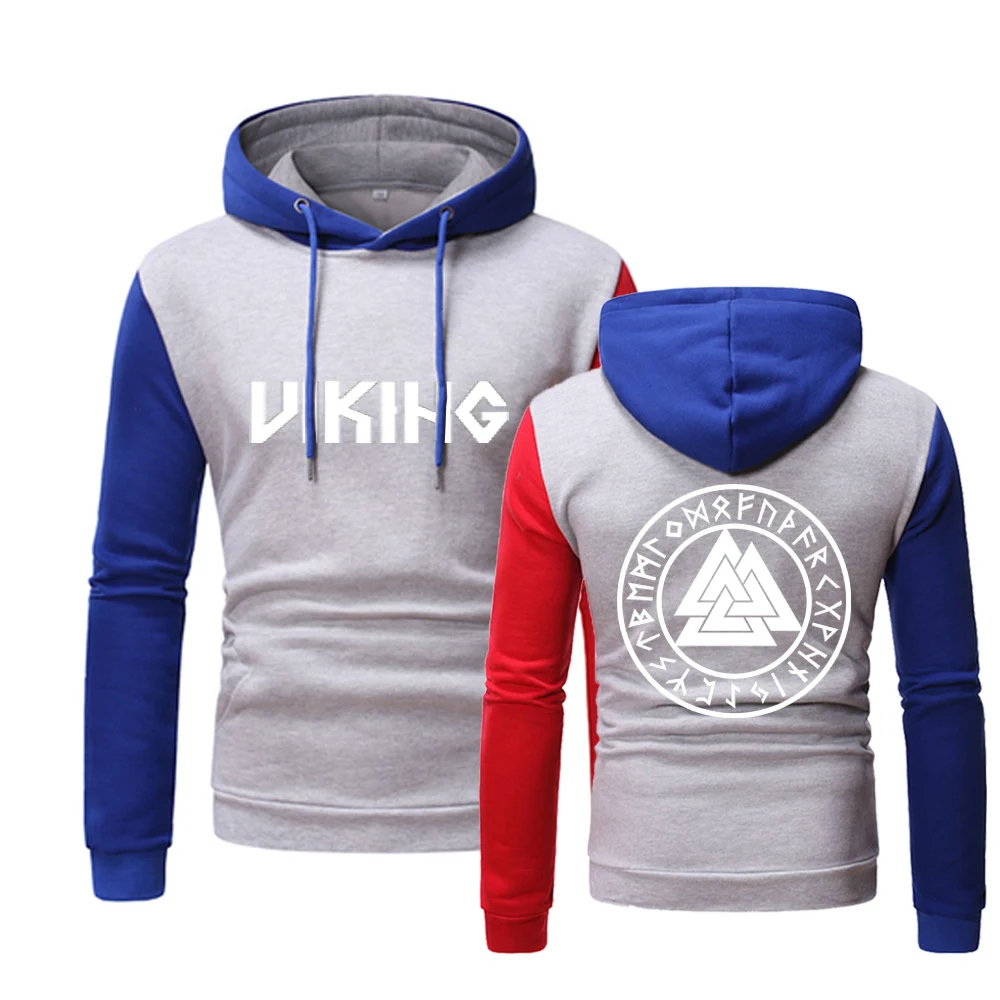 Unisex Men Spring Autumn Odin Viking Valhalla Comfortable College Movement Hoodies Printing Splicing Top Popular Hooded Clothing
Unisex Men Spring Autumn Odin Viking Valhalla Comfortable College Movement Hoodies Printing Splicing Top Popular Hooded Clothing