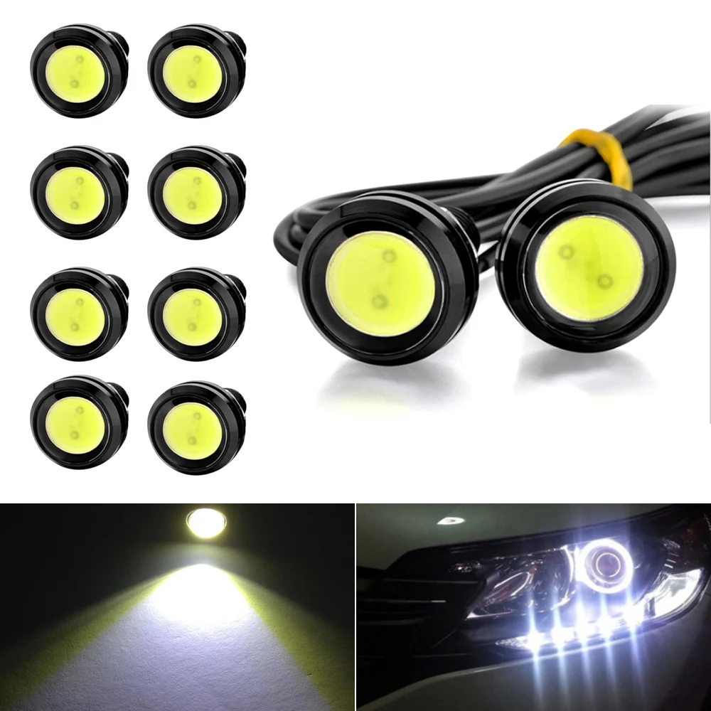 10PCS 23/18 MM Car Eagle Eye DRL Led Daytime Running Lights LED 12V 1.5W Lighting Fogtail Front Grill Bumper Backup Marker
10PCS 23/18 MM Car Eagle Eye DRL Led Daytime Running Lights LED 12V 1.5W Lighting Fogtail Front Grill Bumper Backup Marker