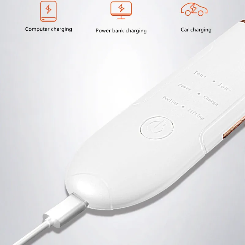 Ultrasonic skin scrubber deep cleansing cavitation peeling facial peeling face-lifting machine electric cleaning brush blackhead
Ultrasonic skin scrubber deep cleansing cavitation peeling facial peeling face-lifting machine electric cleaning brush blackhead