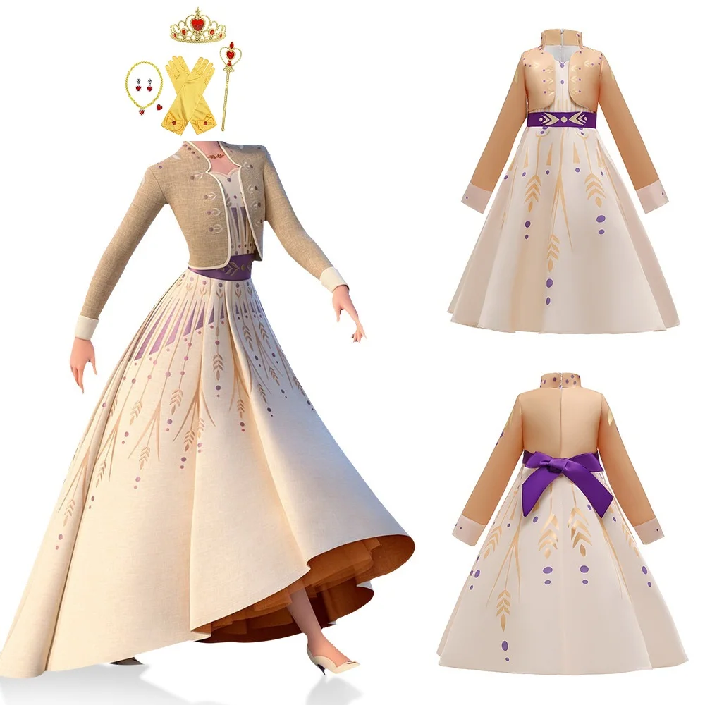 Girls Elza Annae Dress Costume Princess Dresses for Kids Gift Girls Cosplay Christmas Halloween Carnival Birthday Party Dress up
Girls Elza Annae Dress Costume Princess Dresses for Kids Gift Girls Cosplay Christmas Halloween Carnival Birthday Party Dress up
