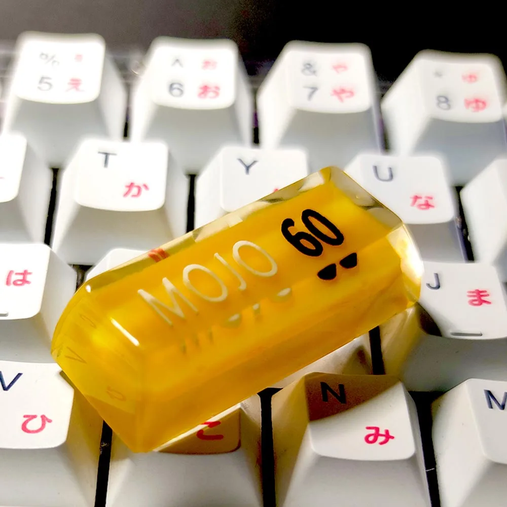 2.25U Resin Keycap MOJO60 For SA Cherry Transparent Personality Design Game Mechanical Keyboard Replacement Handmade Keycap
2.25U Resin Keycap MOJO60 For SA Cherry Transparent Personality Design Game Mechanical Keyboard Replacement Handmade Keycap