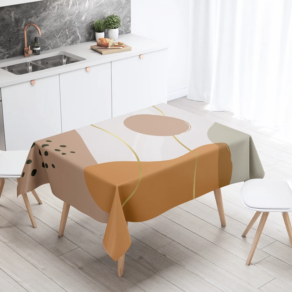 Art Nordic Decor Dining Tablecloth for Table Blue Cloth Cover Decoration Waterproof Rectangular Anti-stain Kitchen Oilcloth
Art Nordic Decor Dining Tablecloth for Table Blue Cloth Cover Decoration Waterproof Rectangular Anti-stain Kitchen Oilcloth