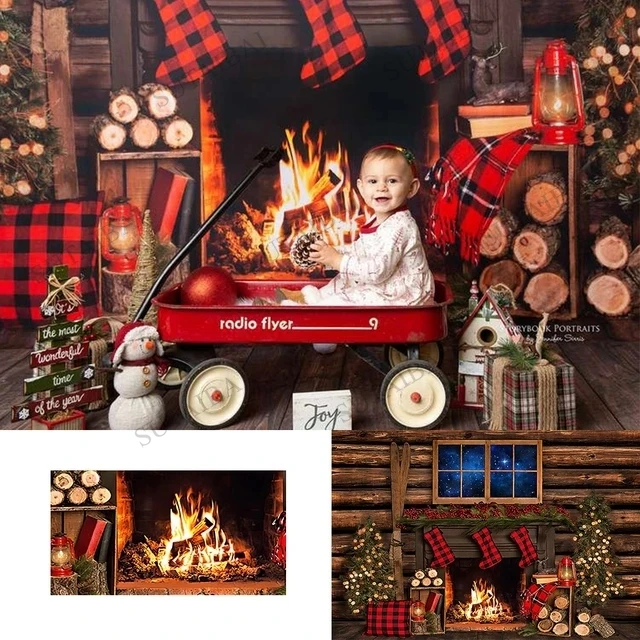 Christmas Backdrop Fire Fireplace Wooden Wall Christmas Tree Gift Socks Photography Background Photo Studio Family Party Decor
Christmas Backdrop Fire Fireplace Wooden Wall Christmas Tree Gift Socks Photography Background Photo Studio Family Party Decor