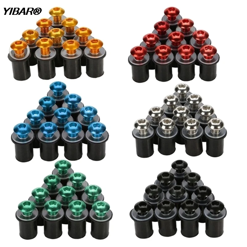 10pcs Aluminum Motorcycle CNC Windscreen Windshield Screw Bolts Nuts Fastener Kit Motorbike Mounting M5 x 15mm
10pcs Aluminum Motorcycle CNC Windscreen Windshield Screw Bolts Nuts Fastener Kit Motorbike Mounting M5 x 15mm