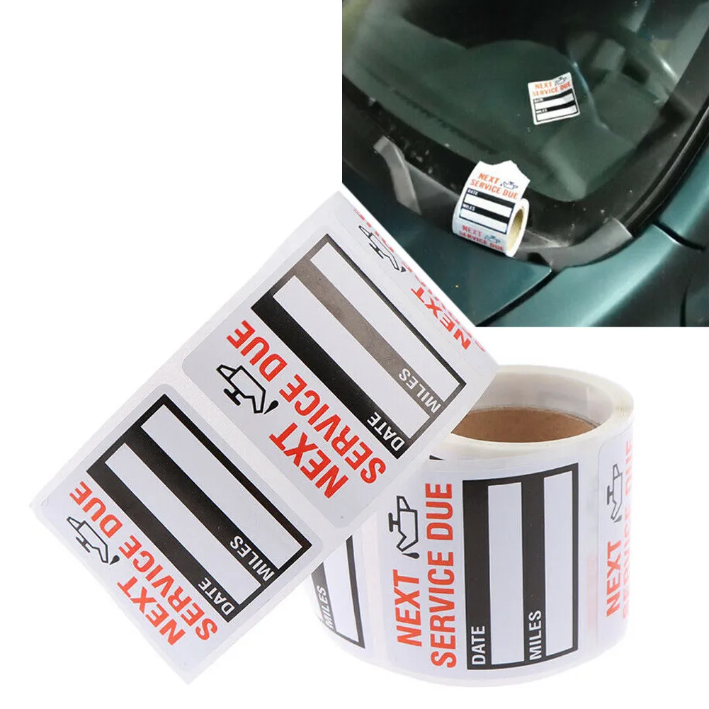 100pcs/Roll Oil Change Service 2*2 Inch Reminder Sticker Car Decal Window Stock New
100pcs/Roll Oil Change Service 2*2 Inch Reminder Sticker Car Decal Window Stock New