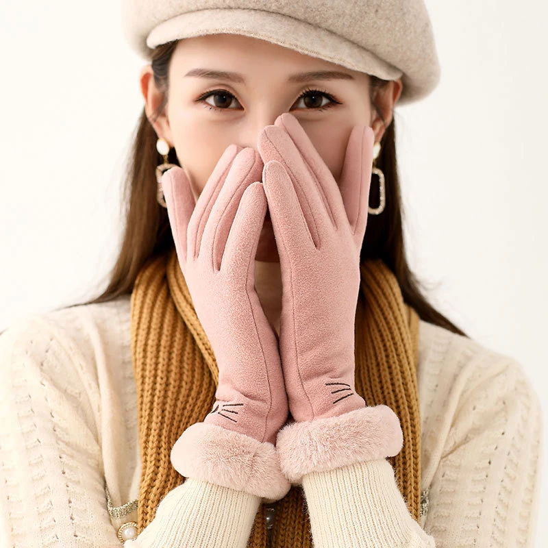 New Wool Warm Gloves Female Winter Thickening Korean Version Cute Student Touch Screen Driving Riding Gloves Winter Gloves
New Wool Warm Gloves Female Winter Thickening Korean Version Cute Student Touch Screen Driving Riding Gloves Winter Gloves