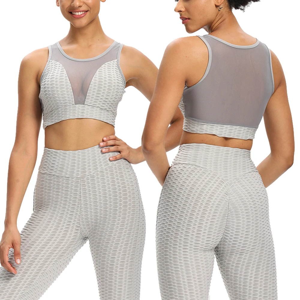 Plus Size Fitness Clothing Women Gym Mesh Patchwork Yoga Crop Top Workout Shark Push Up Sports Bra Breathable Jogger Sportswear
Plus Size Fitness Clothing Women Gym Mesh Patchwork Yoga Crop Top Workout Shark Push Up Sports Bra Breathable Jogger Sportswear