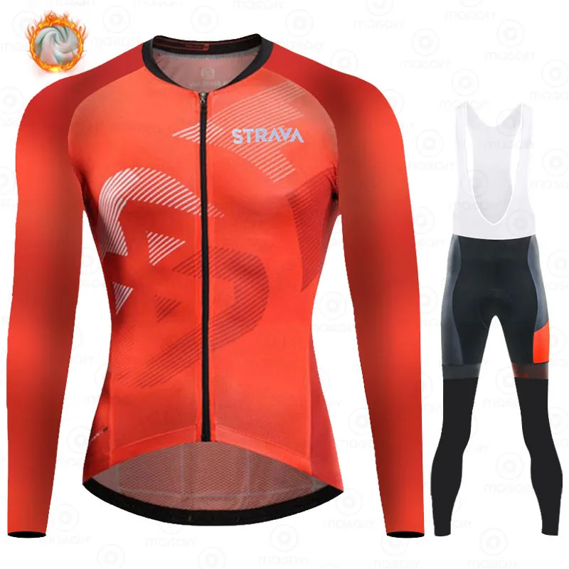 Winter Thermal Fleece Cycling Jersey Long Sleeve 2021 STRAVA Cycling Mountian Bicycle Cycling Clothing Suit Bicycle Triathlon
Winter Thermal Fleece Cycling Jersey Long Sleeve 2021 STRAVA Cycling Mountian Bicycle Cycling Clothing Suit Bicycle Triathlon