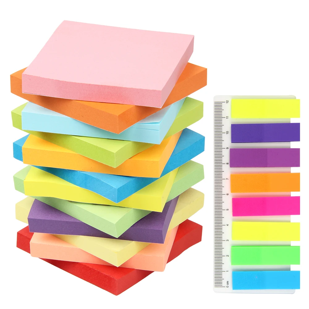 (12 Pack) Sticky Notes 3x3 Inches,Bright Colors Self-Stick Pads,200 Index Cards Easy To Post for Home, Office, Notebook
(12 Pack) Sticky Notes 3x3 Inches,Bright Colors Self-Stick Pads,200 Index Cards Easy To Post for Home, Office, Notebook