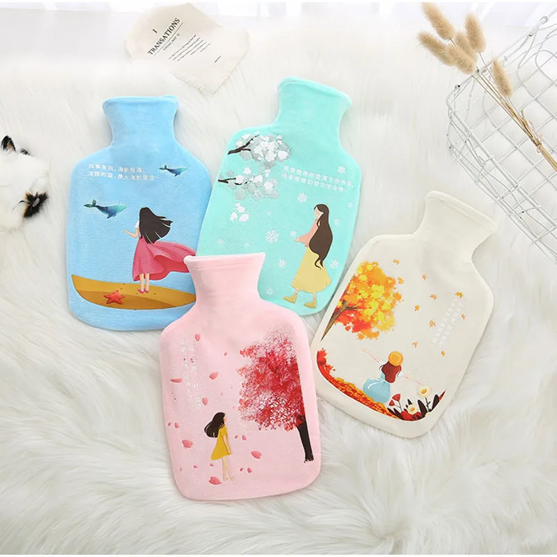 1000ML Large Cute Cartoon Rubber Hot Water Bottle With Soft Plush Cover Water Filling Hot Water Bag Hand Warming Feet Warming 
1000ML Large Cute Cartoon Rubber Hot Water Bottle With Soft Plush Cover Water Filling Hot Water Bag Hand Warming Feet Warming