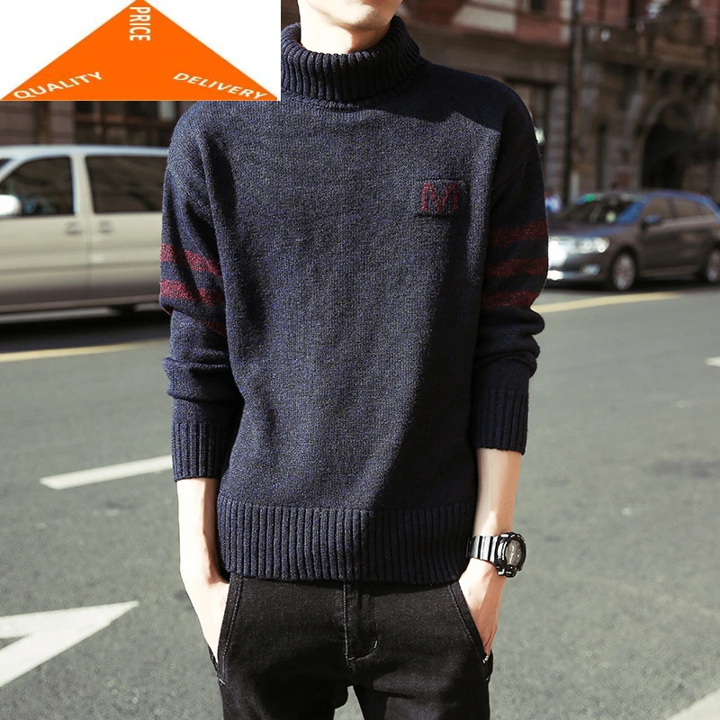 Men's Sweater Fashion Winter Man Clothes 2020 Korean Knitted Turtleneck Men Pullover Autumn Warm Sweaters Hombre A206-809
Men's Sweater Fashion Winter Man Clothes 2020 Korean Knitted Turtleneck Men Pullover Autumn Warm Sweaters Hombre A206-809
