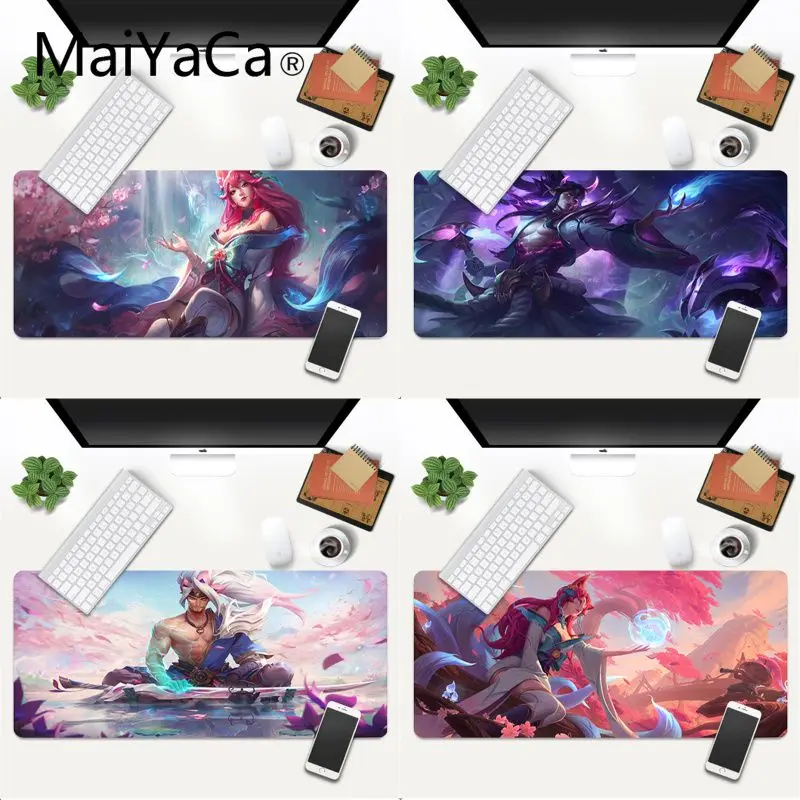 Riven skins spirit blossom Cute Kawaii XL Gaming Mouse Pad Rubber Locking Edge Big Fashion Laptop Notebook Desk Mat for lol
Riven skins spirit blossom Cute Kawaii XL Gaming Mouse Pad Rubber Locking Edge Big Fashion Laptop Notebook Desk Mat for lol
