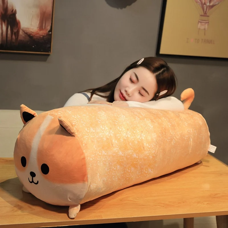 Huggable New Creative Bread Dog Plush Pillow Toy Soft Stuffed Cartoon Food Dog Doll Bed Girls Sleeping Pillow Cushion Presents
Huggable New Creative Bread Dog Plush Pillow Toy Soft Stuffed Cartoon Food Dog Doll Bed Girls Sleeping Pillow Cushion Presents
