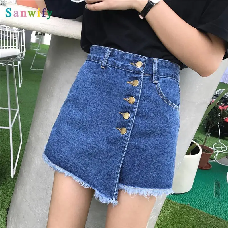 Women Irregular Denim Short High Waist Slim Solid Pocket Female Skirt 2020 Summer Fashion Casual Ladies Shorts
Women Irregular Denim Short High Waist Slim Solid Pocket Female Skirt 2020 Summer Fashion Casual Ladies Shorts