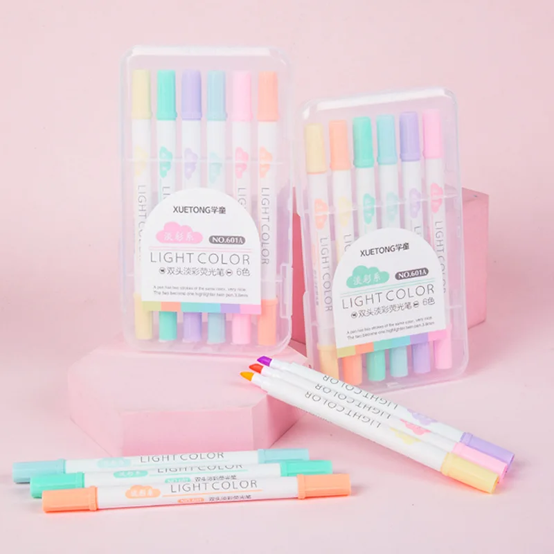 6pcs/set Dual Headed Artist Sketch Art Pens Markers Pen Highlighter Scrapbooking Bullet Diary Graffiti Poster Card Drawing Pens
6pcs/set Dual Headed Artist Sketch Art Pens Markers Pen Highlighter Scrapbooking Bullet Diary Graffiti Poster Card Drawing Pens