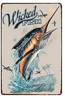 Metal Wall Sign Big Fish Fishing Poster Family Living Room Room Decoration Retro Art Poster Decoration Vintage Metal Sign
Metal Wall Sign Big Fish Fishing Poster Family Living Room Room Decoration Retro Art Poster Decoration Vintage Metal Sign