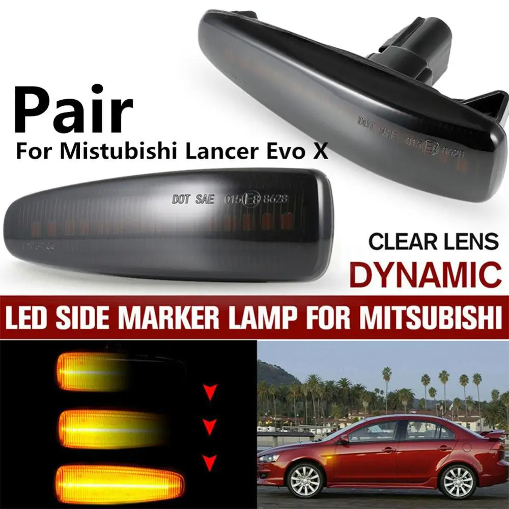 1 Pair Turn Signal Lamp LED For Mistubishi Outlander Sport Mirage Sport Lancer Evolution X Light Car Dynamic Side Marker Blinker
1 Pair Turn Signal Lamp LED For Mistubishi Outlander Sport Mirage Sport Lancer Evolution X Light Car Dynamic Side Marker Blinker