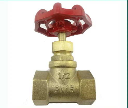 

Thickened Roughly 4 Points Brass Gate Valve DN15 1/2 Double Inner Wire Gate Valve Switch Gate Valve Wholesale Regulating Valve