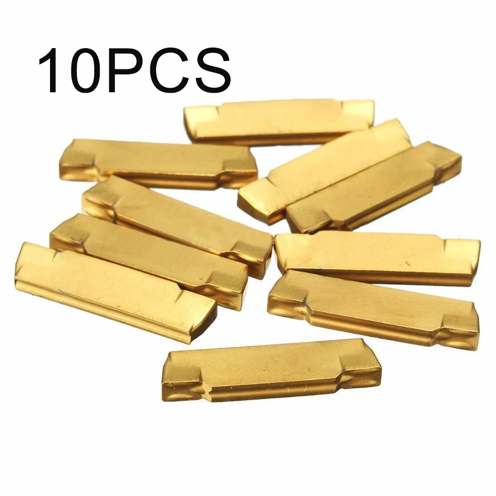 10 Pcs Carbide Inserts MGMN200-G Blades For MGEHR/MGIVR Grooving Tool Gold Lathe Cutter Tool Parts
10 Pcs Carbide Inserts MGMN200-G Blades For MGEHR/MGIVR Grooving Tool Gold Lathe Cutter Tool Parts