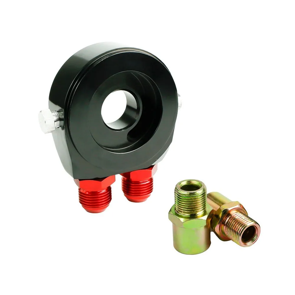 Aluminum Universal Car Oil Filter Sandwich Adapter For Oil Cooler Plate Kit AN8/AN10
Aluminum Universal Car Oil Filter Sandwich Adapter For Oil Cooler Plate Kit AN8/AN10