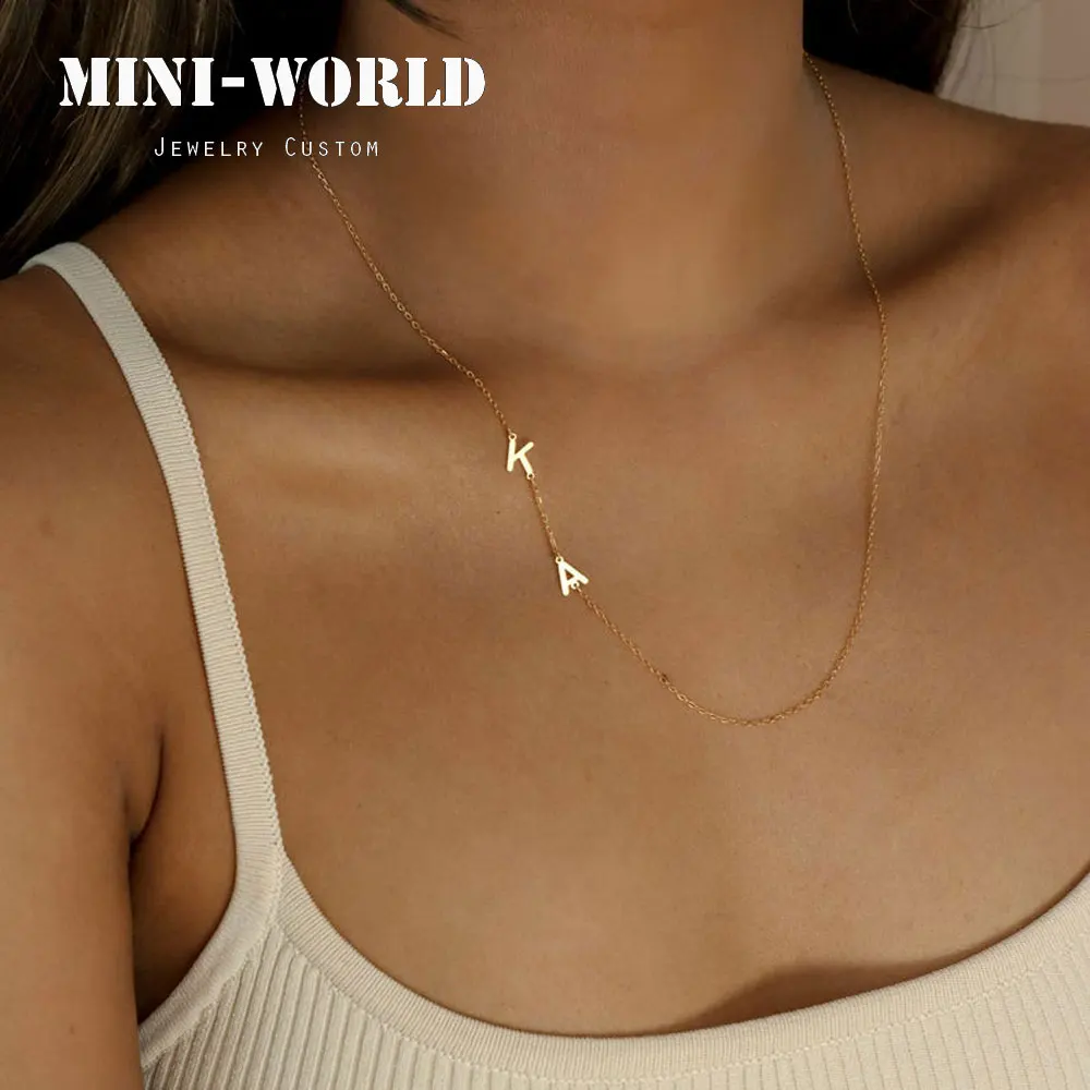 Mini-World 2021 Trend Female Chain Necklace For Women Customized Multi-letter Pendant Stainless Steel Necklace Women's Jewelry
Mini-World 2021 Trend Female Chain Necklace For Women Customized Multi-letter Pendant Stainless Steel Necklace Women's Jewelry