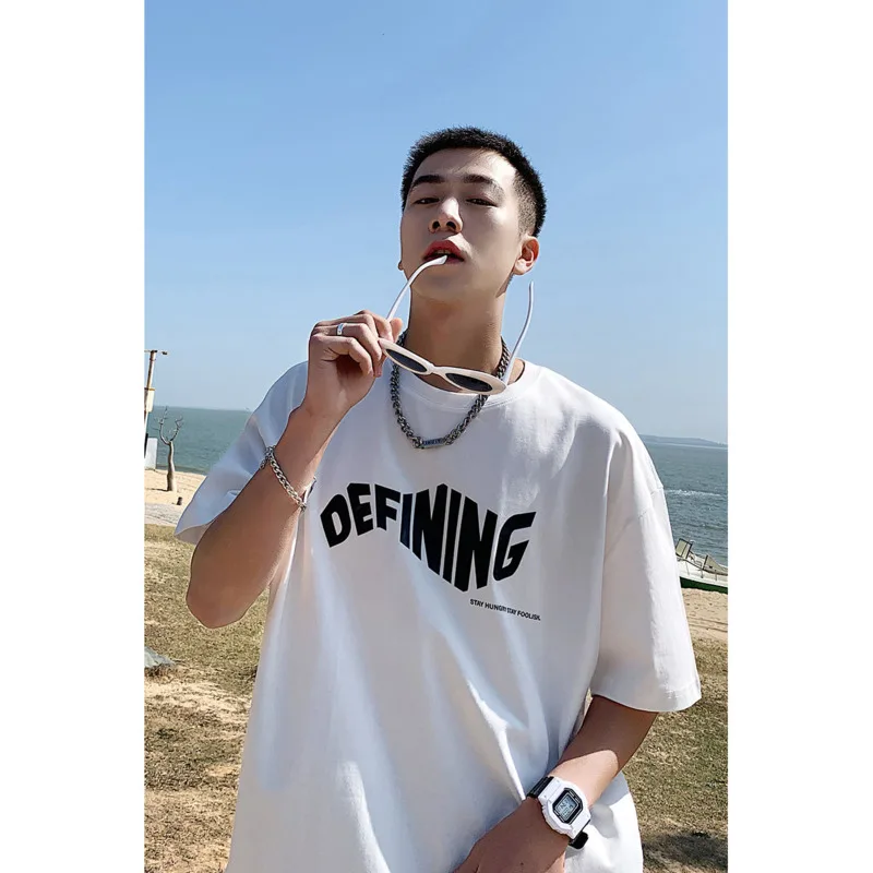 Men's short-sleeved t-shirts 2021 summer new round neck printing pullover loose casual T-shirt s-3xl campus youth men's clothing
Men's short-sleeved t-shirts 2021 summer new round neck printing pullover loose casual T-shirt s-3xl campus youth men's clothing