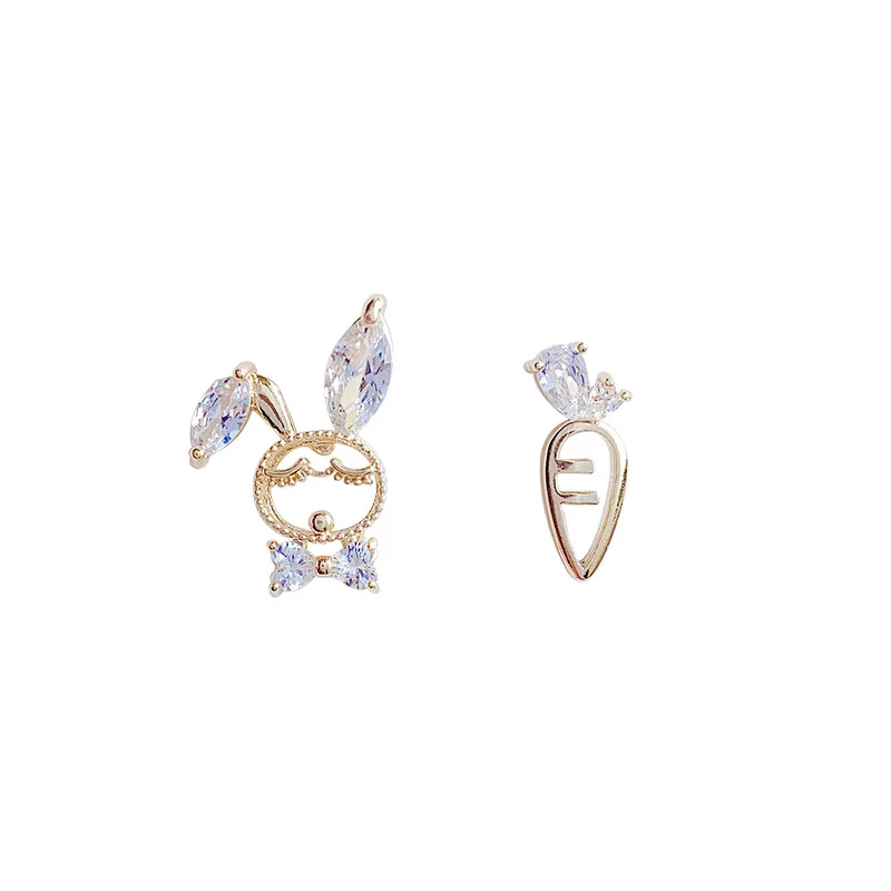 Zeojrlly Women Trendy Stud Earrings Cute Sweet Rabbit Earrings Simple Small Asymmetric Korean Fashion Jewelry
Zeojrlly Women Trendy Stud Earrings Cute Sweet Rabbit Earrings Simple Small Asymmetric Korean Fashion Jewelry