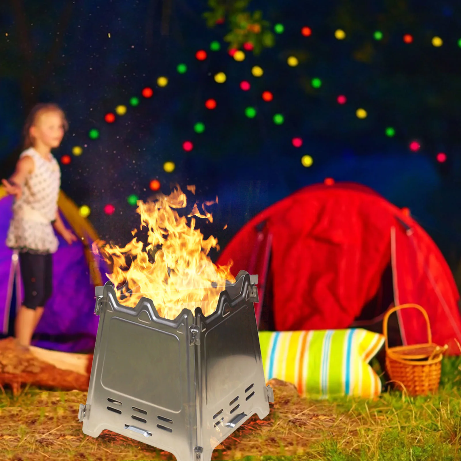 New Outdoor Camping Card Stove Picnic Picnic Wood Stove Portable Stove Camping Supplies
New Outdoor Camping Card Stove Picnic Picnic Wood Stove Portable Stove Camping Supplies