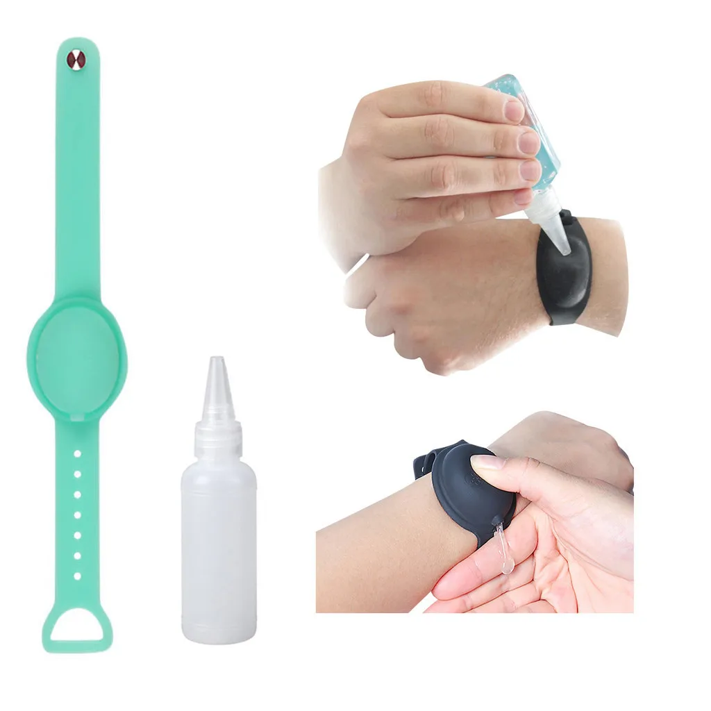 3pcs Hand Sanitizer Disinfectant Sub-packing Silicone Bracelet Wristband Hand Dispenser Wearable Hand Sanitizer Dispenser Pumps
3pcs Hand Sanitizer Disinfectant Sub-packing Silicone Bracelet Wristband Hand Dispenser Wearable Hand Sanitizer Dispenser Pumps