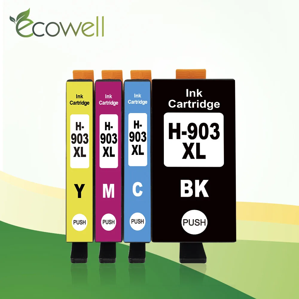 Картридж с чернилами Ecowell, совместимый с hp 903 HP 903XL hp 903xl с чипом для принтера HP OfficeJet Pro 6960 6970 6950
Картридж с чернилами Ecowell, совместимый с hp 903 HP 903XL hp 903xl с чипом для принтера HP OfficeJet Pro 6960 6970 6950