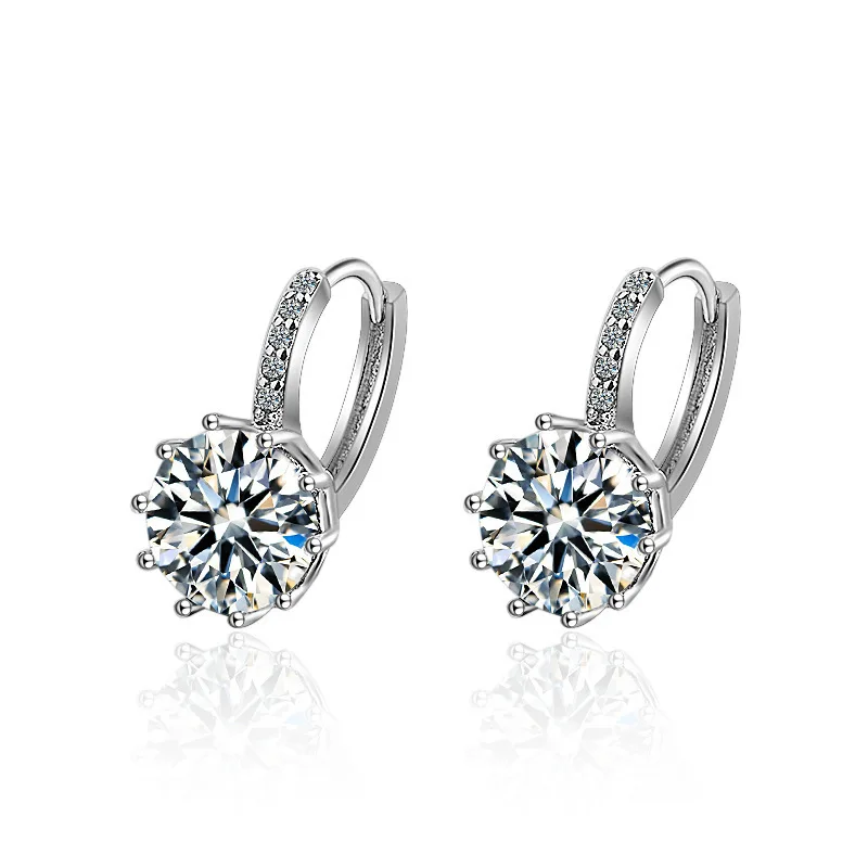 925 Sterling Silver Women Luxury Classic Earrings Several Colour Zircon Charm Stud Earring Girl Elegant Jewelry Vintage Gift New
925 Sterling Silver Women Luxury Classic Earrings Several Colour Zircon Charm Stud Earring Girl Elegant Jewelry Vintage Gift New